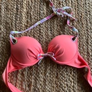 Coral Pink Victoria’s Secret Bathing Suit Top